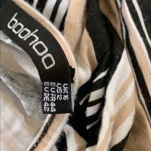 Boohoo Shorts - Striped romper Boohoo Shorts - Striped romper